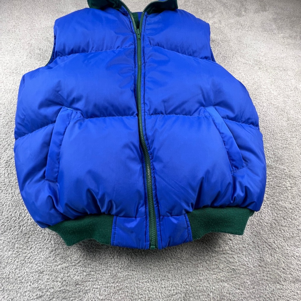 Outdoor Exchange Reversible Puffer Vest Mens XL Green Blue Down Gorpcore Hiking - Picture 16 of 16
